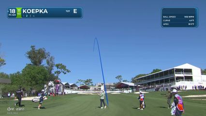 Brooks Koepka | Round 1 | 18th hole | Shot 2 | 2026 Valspar