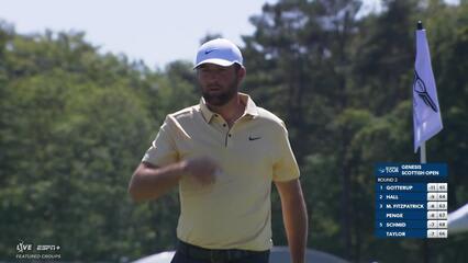 Scottie Scheffler | Round 2 | 2nd hole | Shot 4 | 2025 Genesis Scottish Open