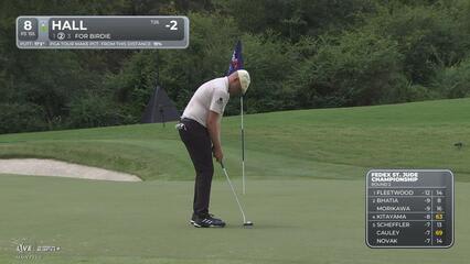 Harry Hall | Round 2 | 8th hole | Shot 2 | 2025 FedEx St. Jude