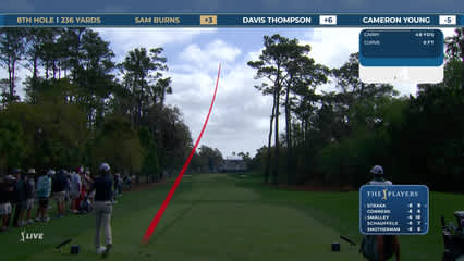 Sam Burns | Round 2 | 8th hole | Shot 1 | 2026 THE PLAYERS