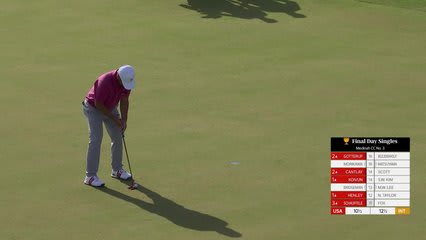 Xander Schauffele | Round 5 | 12th hole | Shot 3 | 2026 Presidents Cup
