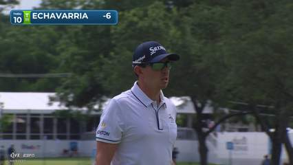 Nico Echavarria | Round 3 | 10th hole | Shot 4 | 2026 Charles Schwab