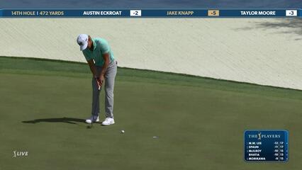 Jake Knapp | Round 2 | 14th hole | Shot 4 | 2025 THE PLAYERS