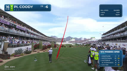Pierceson Coody | Round 2 | 16th hole | Shot 1 | 2026 WM Phoenix Open