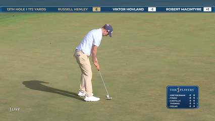 Russell Henley | Round 1 | 13th hole | Shot 3 | 2026 THE PLAYERS