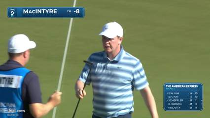 Robert MacIntyre | Round 2 | 9th hole | Shot 4 | 2026 The American Express