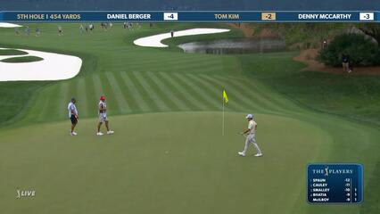 Tom Kim | Round 4 | 5th hole | Shot 4 | 2025 THE PLAYERS