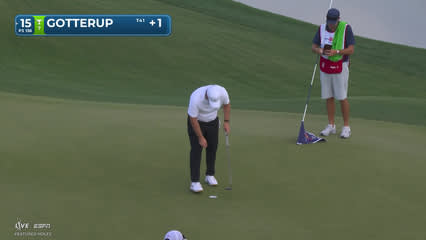 Chris Gotterup | Round 1 | 15th hole | Shot 2 | -1 