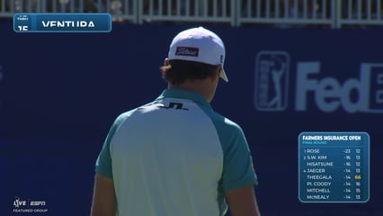 Kristoffer Ventura | Round 4 | 15th hole | Shot 4 | 2026 Farmers