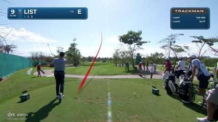 Luke List | Round 1 | 9th hole | Shot 1 | 2025 Mexico Open