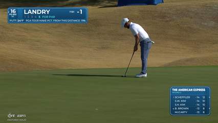 Andrew Landry | Round 2 | 16th hole | Shot 6 | 2026 The American Express