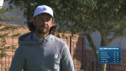 Tommy Fleetwood | Round 2 | 14th hole | Shot 4 | 2026 AT&T Pebble Beach