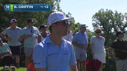Ben Griffin | Round 1 | 18th hole | Shot 1 | 2026 John Deere