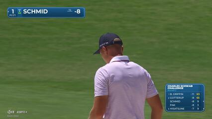Matti Schmid | Round 2 | 1st hole | Shot 3 | 2025 Charles Schwab