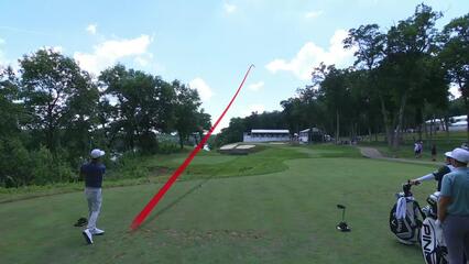 Adam Svensson | Round 2 | 16th hole | Shot 1 | 2025 John Deere