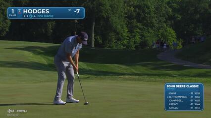 Lee Hodges | Round 3 | 1st hole | Shot 3 | 2025 John Deere