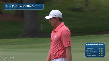 Matt Fitzpatrick | Round 1 | 4th hole | Shot 3 | 2025 Wyndham