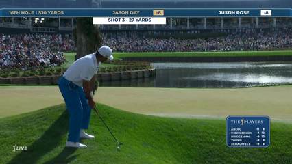 Jason Day | Round 3 | 16th hole | Shot 3 | 2026 THE PLAYERS