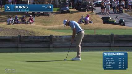Sam Burns | Round 4 | 6th hole | Shot 3 | 2026 The American Express
