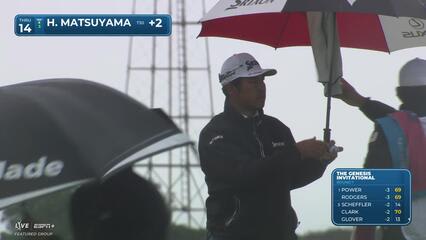 Hideki Matsuyama | Round 1 | 14th hole | Shot 5 | 2025 Genesis