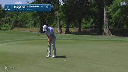 Johnny Keefer | Round 1 | 5th hole | Shot 3 | 2026 Zurich Classic