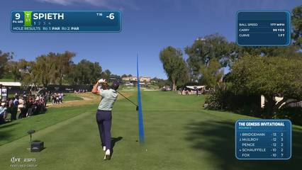 Jordan Spieth | Round 3 | 9th hole | Shot 1 | 2026 The Genesis