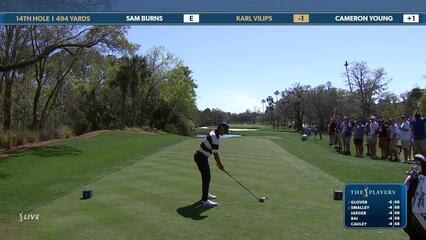 Karl Vilips | Round 1 | 14th hole | Shot 1 | 2025 THE PLAYERS