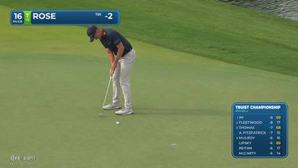 Justin Rose | Round 2 | 16th hole | Shot 4 | 2026 Truist Championship