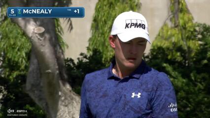 Maverick McNealy | Round 1 | 5th hole | Shot 4 | 2025 Sony Open