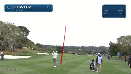 Rickie Fowler | Round 1 | 1st hole | Shot 2 | 2025 AT&T Pebble Beach