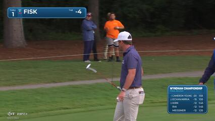 Steven Fisk | Round 4 | 1st hole | Shot 3 | 2025 Wyndham