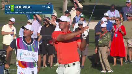 Brooks Koepka | Round 2 | 18th hole | Shot 2 | 2026 Valspar