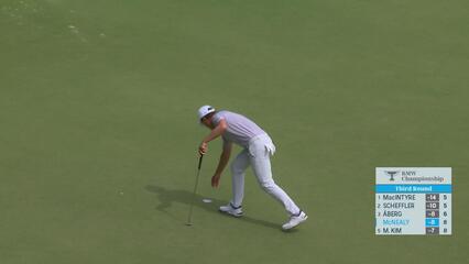 Maverick McNealy | Round 3 | 9th hole | Shot 4 | 2025 BMW Championship