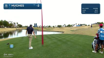 Mackenzie Hughes | Round 1 | 13th hole | Shot 1 | 2025 The American Express