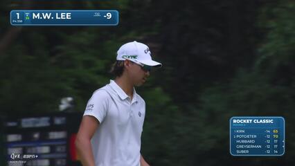 Min Woo Lee | Round 2 | 1st hole | Shot 4 | 2025 Rocket Classic