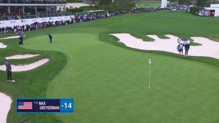 Max Greyserman | Round 4 | 17th hole | Shot 2 | 2026 AT&T Pebble Beach