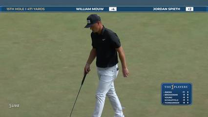 William Mouw | Round 3 | 15th hole | Shot 4 | 2026 THE PLAYERS