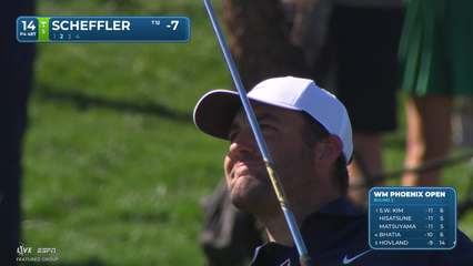 Scottie Scheffler | Round 3 | 14th hole | Shot 2 | 2026 WM Phoenix Open