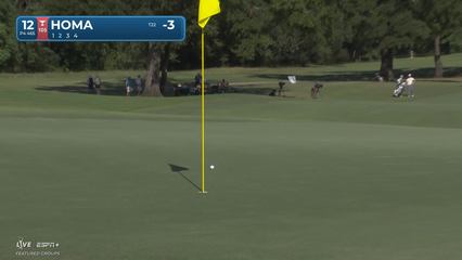 Max Homa | Round 1 | 12th hole | Shot 2 | 2025 Sanderson Farms