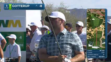Chris Gotterup | Round 2 | 1st hole | Shot 1 | 2026 WM Phoenix Open