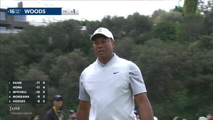 Tiger Woods | 2023 Genesis | Round 3 | 16th hole | Shot 1