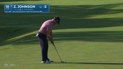 Zach Johnson | Round 2 | 10th hole | Shot 4 | 2025 John Deere