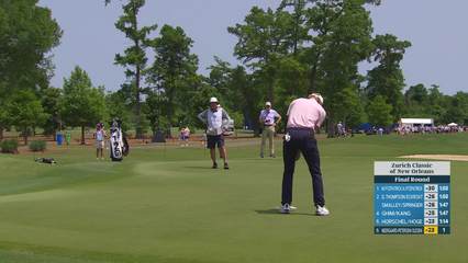 Rasmus Neergaard-Petersen | Round 4 | 2nd hole | Shot 4 | 2026 Zurich Classic