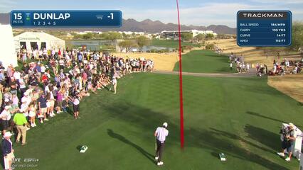 Nick Dunlap | Round 2 | 15th hole | Shot 1 | 2025 WM Phoenix Open
