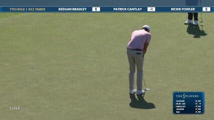 Keegan Bradley | Round 1 | 7th hole | Shot 4 | 2025 THE PLAYERS