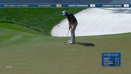 Sam Burns | Round 2 | 10th hole | Shot 3 | 2026 THE PLAYERS