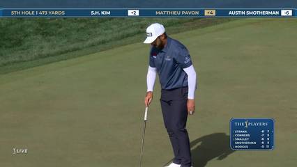 Matthieu Pavon | Round 2 | 5th hole | Shot 4 | 2026 THE PLAYERS