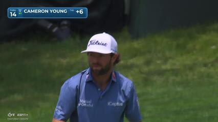 Cameron Young | Round 3 | 14th hole | Shot 3 | 2025 the Memorial