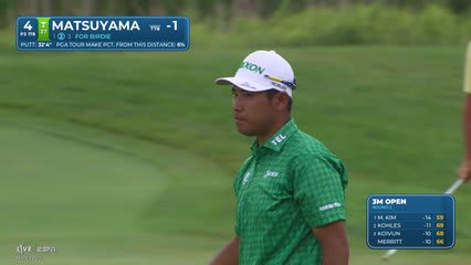 Hideki Matsuyama | Round 2 | 4th hole | Shot 2 | 2026 3M Open