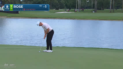 Justin Rose | Round 1 | 8th hole | Shot 7 | 2026 Cadillac